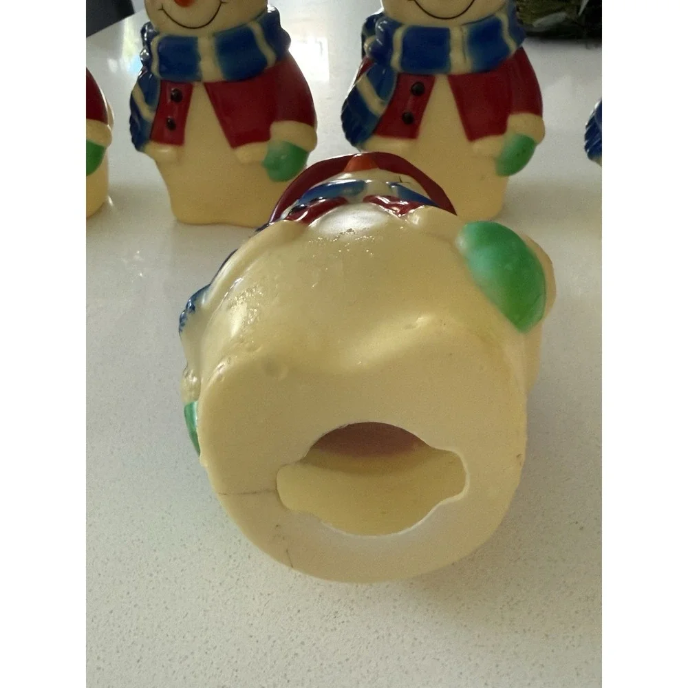 Vintage‎ Snowman Blow Mold 8